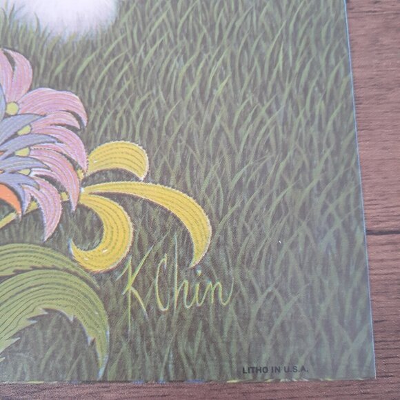 Arthur A Kaplan K Chin Puppies Kitten Floral Prints Set of 3 - Picture 13 of 16